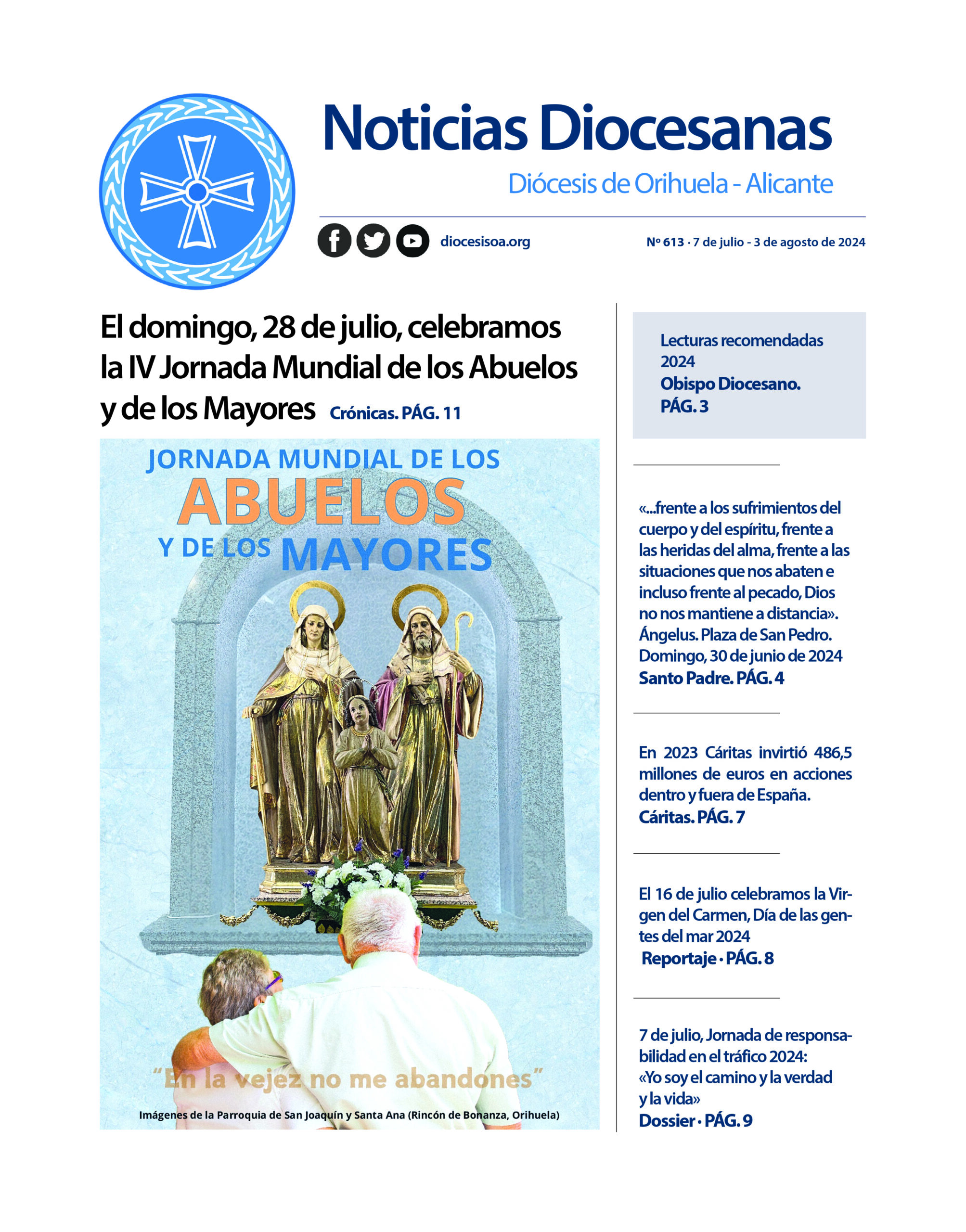 Boletín diocesano 7 julio a 3 agosto