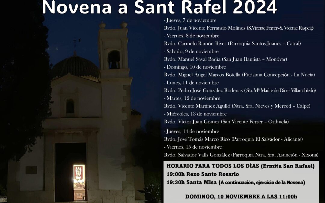 Novena a Sant Rafel 2024